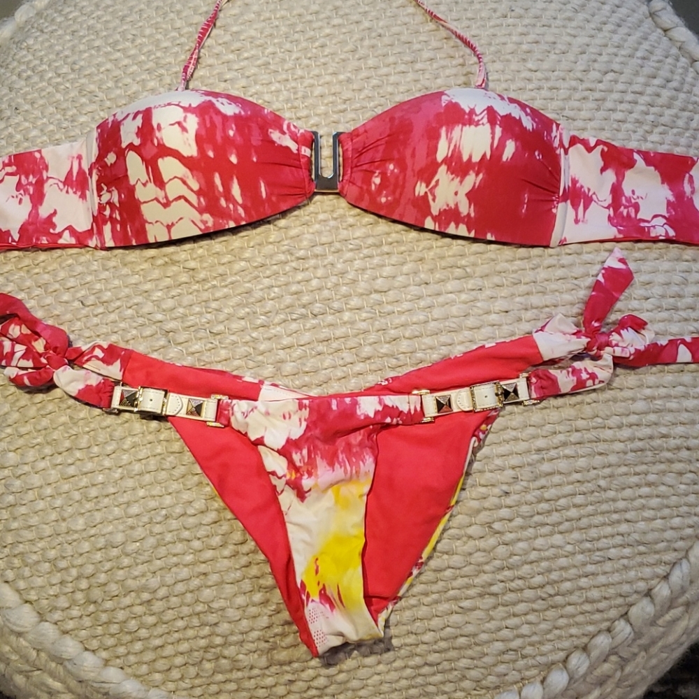 Beach Bunny Pink Tye Dye swimsuit - size M